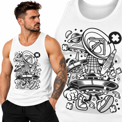 TANK TOP ANIMOWANY UFO